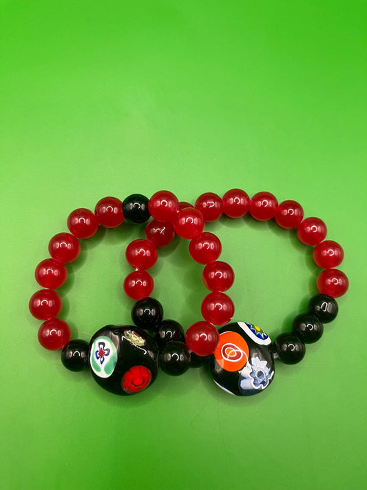 Red wine 13cm and 14cm bracelet