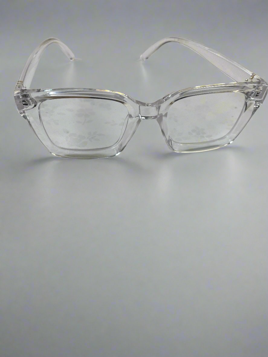 clear thick frame glasses