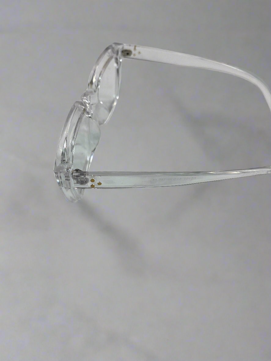 clear thick frame glasses